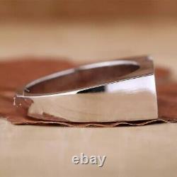 0.30 Ct Round Lab Grown Diamond Men's Two Stone Engagement Ring 10K White Gold