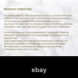 0.79 CT E-SI3 Round Cut Earth Mined Certified Diamond Platinum Classic Mens Ring