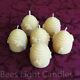 100% Beeswax Beehive Votive Candles Handmade In Usa / Choose 6/8/10/12/16