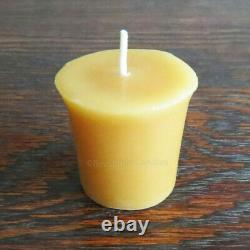 100% Beeswax Votives Candles / USA Emergency Honey Scent Long Burning BULK