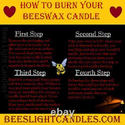 100% Beeswax Votives Candles / USA Emergency Honey Scent Long Burning BULK