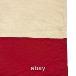 100% Linen Sewn Texas State Flag Hand Dyed Distressed Vintage Style Made in USA