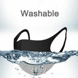 100 Pack Face Mask Reusable Washable Breathable Unisex Black Face Mask USA