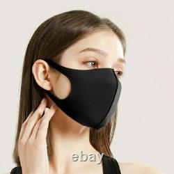 100 Pack Face Mask Reusable Washable Breathable Unisex Black Face Mask USA