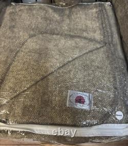 100 % Wool Blanket Queen Size Raw Wool Hand Made In USA CT
