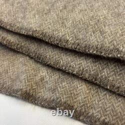 100 % Wool Blanket Queen Size Raw Wool Hand Made In USA CT