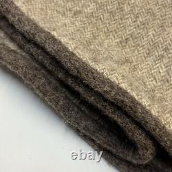 100 % Wool Poncho Hand Made In USA Connecticut Raw Wool Undyed