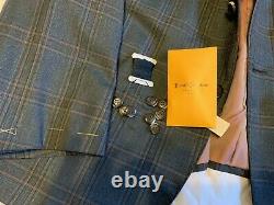 $1195 Hickey Freeman WOOL SPORT COAT hand made in USA Size 50 R