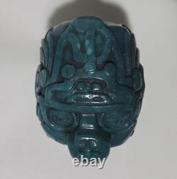 11 Museum Replica Mayan Kinich Ahau Jade Head Altun Ha Belize Artifact