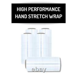 128 Rolls Hand Stretch Wrap Film Banding 18 x 1500' 11.5 Micron USA MADE