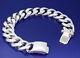 16 Mm Solid Heavy Sterling Silver Miami Cuban Link Bracelet 9 Inches 100 Grams