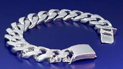 16 mm Solid Heavy Sterling Silver Miami Cuban Link Bracelet 9 Inches 100 Grams