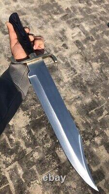 18 Custom Hand Made D2 Steel Hunting Knife Bowie Knife Razor Sharp Edc
