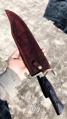 18 Custom Hand Made D2 Steel Hunting Knife Bowie Knife Razor Sharp Edc