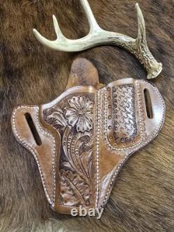 1911 Leather Holster With Attached Mag Holder Hand Made In The USA