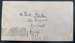 1924 Potsdam Germany ZR 3 Zeppelin Airmail Hand Made Cachet Cover to Chicago USA