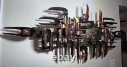1970's MCM William Vose for Curtis Jere Welded Copper Wall-Hanging Sculpture