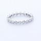 1 1/2ct Tw F Vs2 Round Natural Certified Diamonds 14k Gold Classic Eternity Band