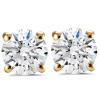 1 3 Ct T. W. Lab Grown Round Diamond Studs In 14k White, Yellow, Or Rose Gold