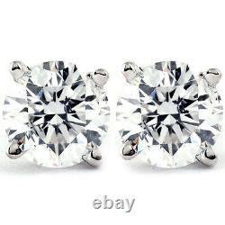 1/4 2 Ct T. W. Natural Diamond Studs in 14k White or Yellow Gold