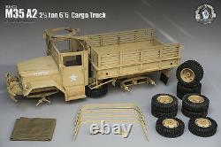 1/6 Scale 12 Diecast M35 A2 U. S2.5 ton Truck Weapons Carrier With Gun