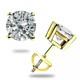 1.76ct Tw Round Natural Diamond Studs Earrings In 14k Yellow Gold