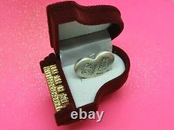 1 Ounce Hand Made Silver Heart Piano Display Gift Box Present From USA