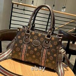 2021 Fashion Handbag Women Bags Shoulder Messenger Bag Clutches Bag Brown Floral