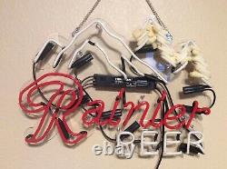 20x15 New Rainier Beer Neon Sign Real Glass Handmade Neon Signs USA Stock