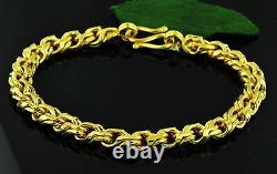 24K 999.9 Solid Yellow Gold Bracelet Handmade in USA 7 Inches 30.00 grams