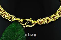 24K 999.9 Solid Yellow Gold Bracelet Handmade in USA 7 Inches 30.00 grams