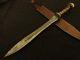 26 Handmade Damascus Steel Gladiator Sword/gladius Sword With Rose Wood Handle