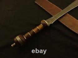 26 Handmade Damascus Steel Gladiator Sword/Gladius Sword With Rose Wood Handle