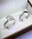 2.50 Ct Round Lab Created Diamond Engagement Bridal Ring Set 925 Sterling Silver