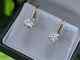 2.50 Ct Round Cut Diamond Drop & Dangle Women's Earrings 14k Yellow Gold Finish