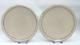 2 Keith Kreeger Linea 9.5 Porcelain Plates Discontinued Line Gramercy Rare Htf