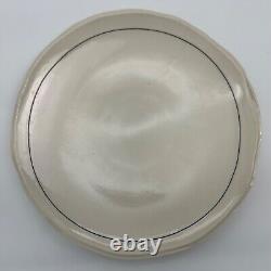 2 Keith Kreeger Linea 9.5 Porcelain Plates Discontinued Line Gramercy RARE HTF
