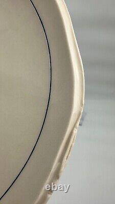 2 Keith Kreeger Linea 9.5 Porcelain Plates Discontinued Line Gramercy RARE HTF