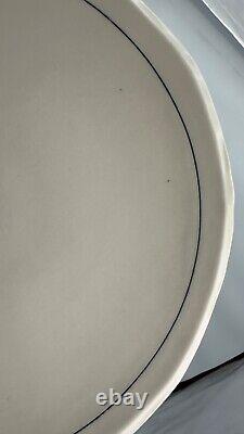 2 Keith Kreeger Linea 9.5 Porcelain Plates Discontinued Line Gramercy RARE HTF