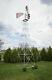 30 Ft Tall Hand Made In The Usa Aluminum Garden Windmill, Wind Wheel