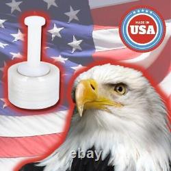 36 Rolls Mini Hand Stretch Wrap 3x1000' 80 Ga Clear Shrink Film Made in USA
