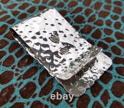 38.3g Phantom Natural HAMMERED 925 935 Argentium Sterling Silver Money Clip USA