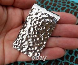 38.3g Phantom Natural HAMMERED 925 935 Argentium Sterling Silver Money Clip USA