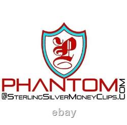 38.3g Phantom Natural HAMMERED 925 935 Argentium Sterling Silver Money Clip USA