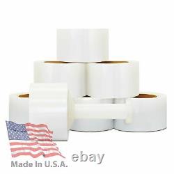 3X700FT Cast Hand Stretch Film Banding 3X700' 120 Gauge 648 Rolls Made in USA
