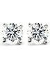 3/4ct Natural Diamond Studs Available In 14k White And Yellow Gold Setting