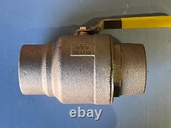 3 Solder, Standard Port, Bronze Ball Valve, 600 WOG, 150 WSP, MADE IN USA