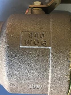 3 Solder, Standard Port, Bronze Ball Valve, 600 WOG, 150 WSP, MADE IN USA