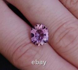 3ct Bolivian amethyst. Usa precision faceted (see the video)