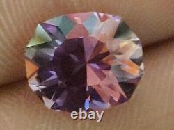 3ct Bolivian amethyst. Usa precision faceted (see the video)